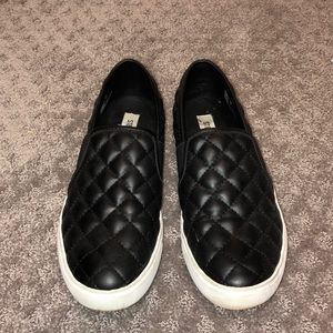 Black Steve Madden Platform Sneaker